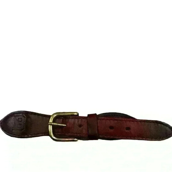 Jardine Striped Leather Canvas Ribbon Belt - Picture 3 of 5